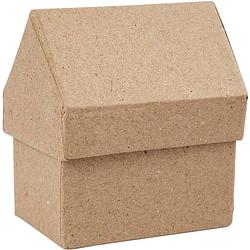 Foto van Packlinq huizen. h: 10.5 cm. afm 6x8.5 cm. 4 stuk/ 1 doos