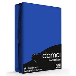 Foto van Damai multiform double jersey hoeslaken ultramarine-180 x 220 cm xl