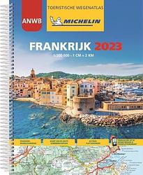 Foto van Michelin atlas frankrijk anwb 2023 - spiraalgebonden (9782067256804)