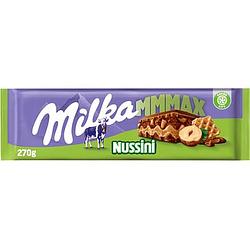 Foto van Milka mmmax chocolade reep nussini 270g bij jumbo