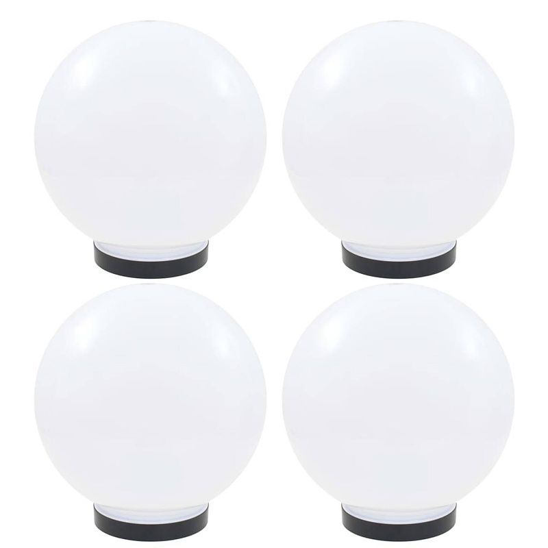 Foto van Vidaxl led-bollampen 4 st rond 25 cm pmma