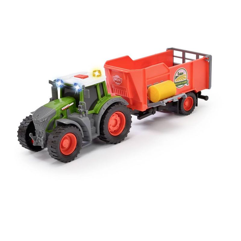Foto van Dickie toys fendt tractor met aanhanger