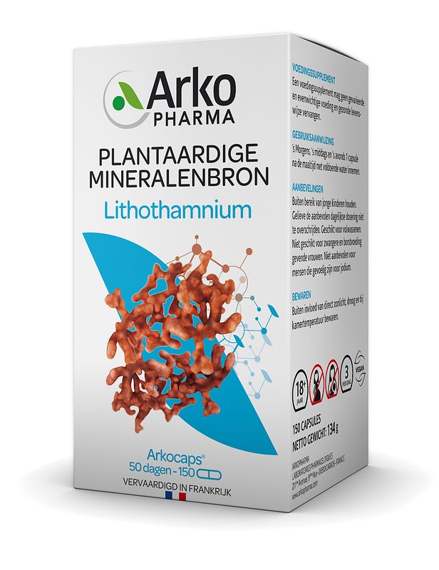 Foto van Arkocaps lithothamnium capsules 150st