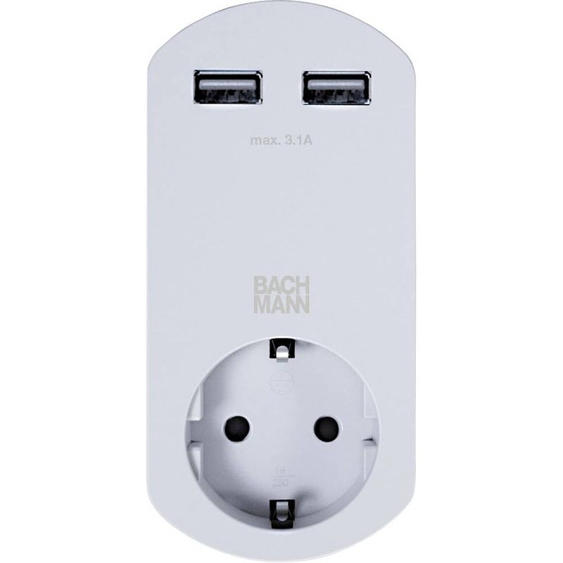 Foto van Bachmann 919.024 919.024 usb-oplader thuis uitgangsstroom (max.) 3400 ma 2 x usb