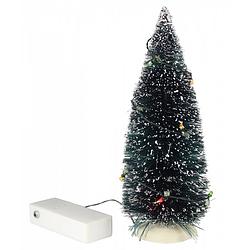 Foto van Dickensville kerstboom led-verlichting kerstdorp 23 cm groen