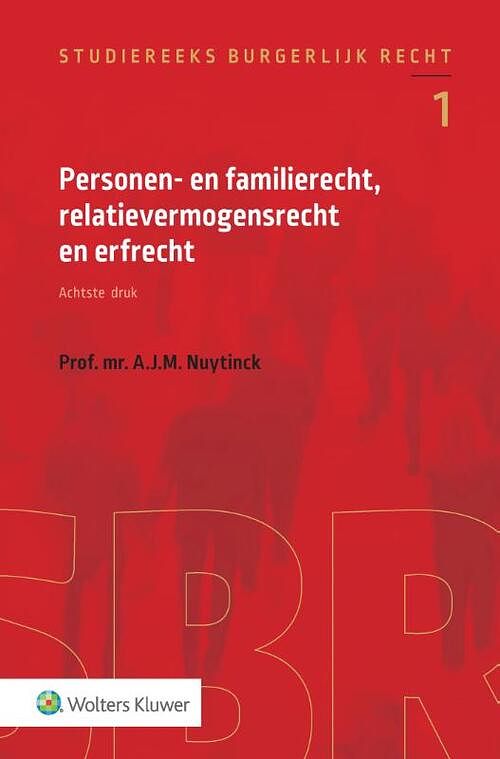 Foto van Personen- en familierecht, relatievermogensrecht en erfrecht - hardcover (9789013158694)