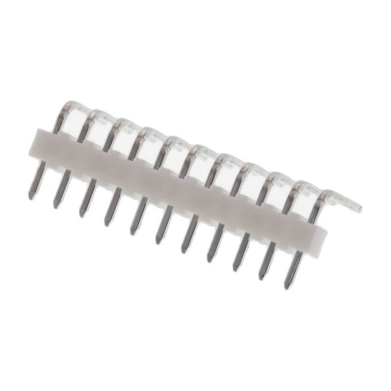 Foto van Molex 22052111 male header (standaard) totaal aantal polen: 11 rastermaat: 2.54 mm 1 stuk(s) bulk