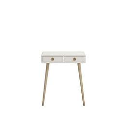 Foto van Sidetable soft line - wit - 75,5x65x30 cm - leen bakker