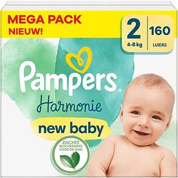 Foto van Pampers - harmonie - maat 2 - mega pack - 160 stuks - 4/8 kg