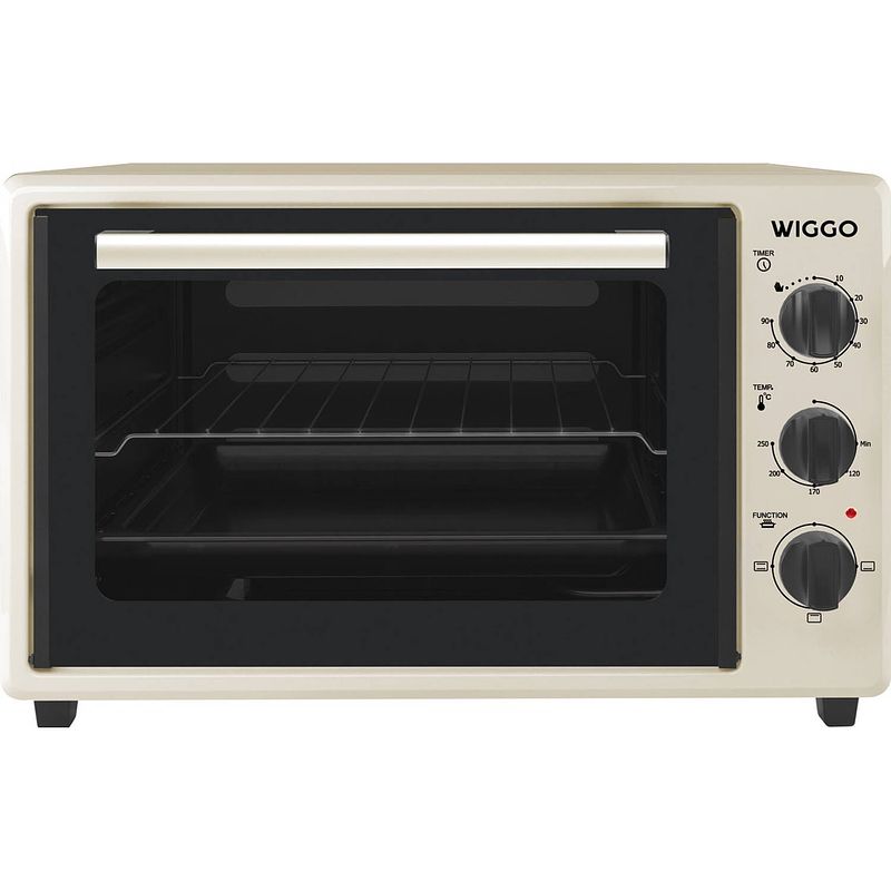 Foto van Wiggo wmo-e353(c) - vrijstaande oven - 35 liter - creme