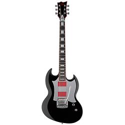 Foto van Esp ltd gt-600 black glenn tipton signature elektrische gitaar met koffer