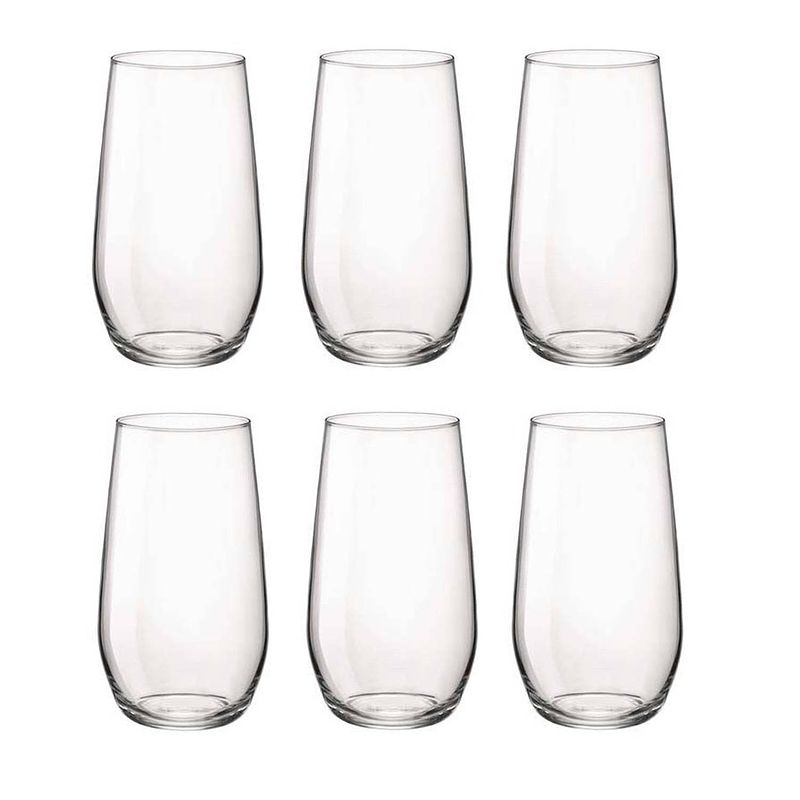 Foto van Bormioli rocco longdrinkglazen electra - 390 ml - 6 stuks