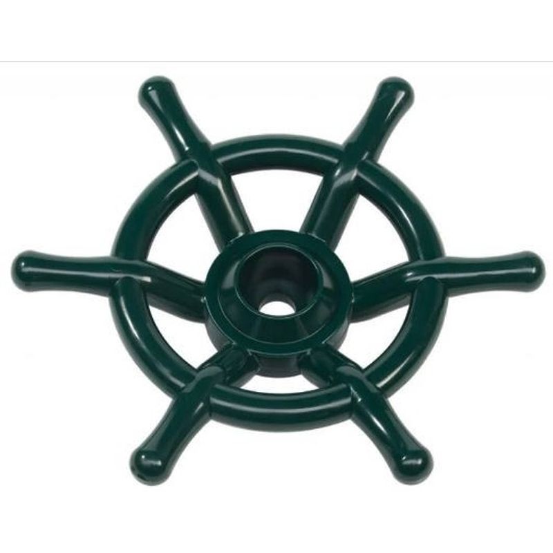 Foto van Axi stuurwiel boot van kunststof in groen accessoire voor speelhuis of speeltoestel