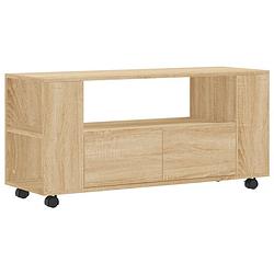 Foto van Vidaxl tv-meubel 102x34,5x43 cm bewerkt hout sonoma eikenkleurig