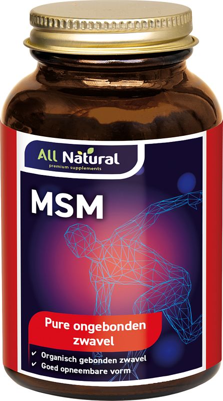 Foto van All natural msm tabletten