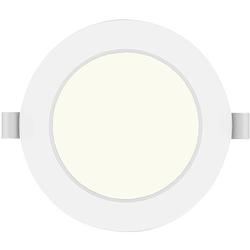 Foto van Led downlight pro - aigi trinko - inbouw rond 6w - natuurlijk wit 4000k - mat wit - kunststof - ø118mm