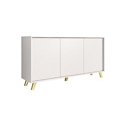 Foto van Meubella dressoir adriano - wit - 160 cm