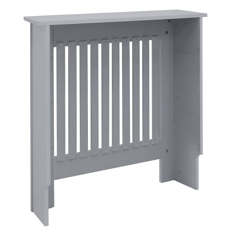 Foto van Radiator bekleding 78x19x82 cm grijs mdf