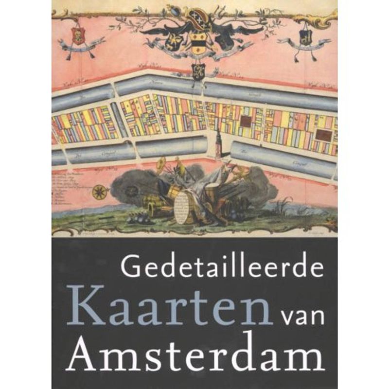 Foto van Gedetailleerde kaarten van amsterdam