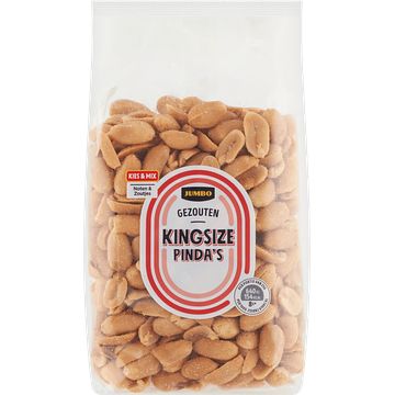 Foto van Jumbo kingsize pinda'ss gezouten 350g aanbieding bij jumbo | cup a 110250 gram