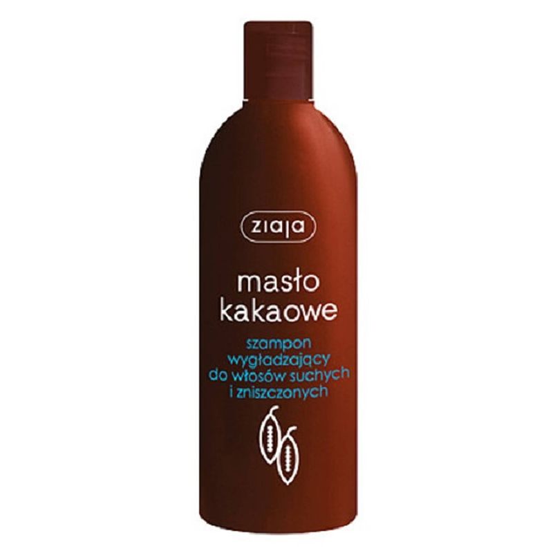 Foto van Cacaoboter gladmakende shampoo voor droog en beschadigd haar 400ml