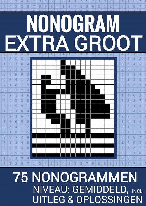 Foto van Puzzelboek voor ouderen, slechtzienden, senioren, opa en oma: nonogram extra groot, type xl/xxl - puzzelboeken & meer - paperback (9789464651379)