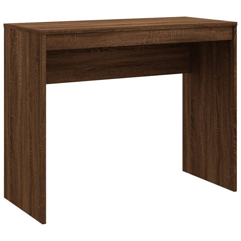 Foto van Vidaxl bureau 90x40x72 cm bewerkt hout bruineikenkleurig