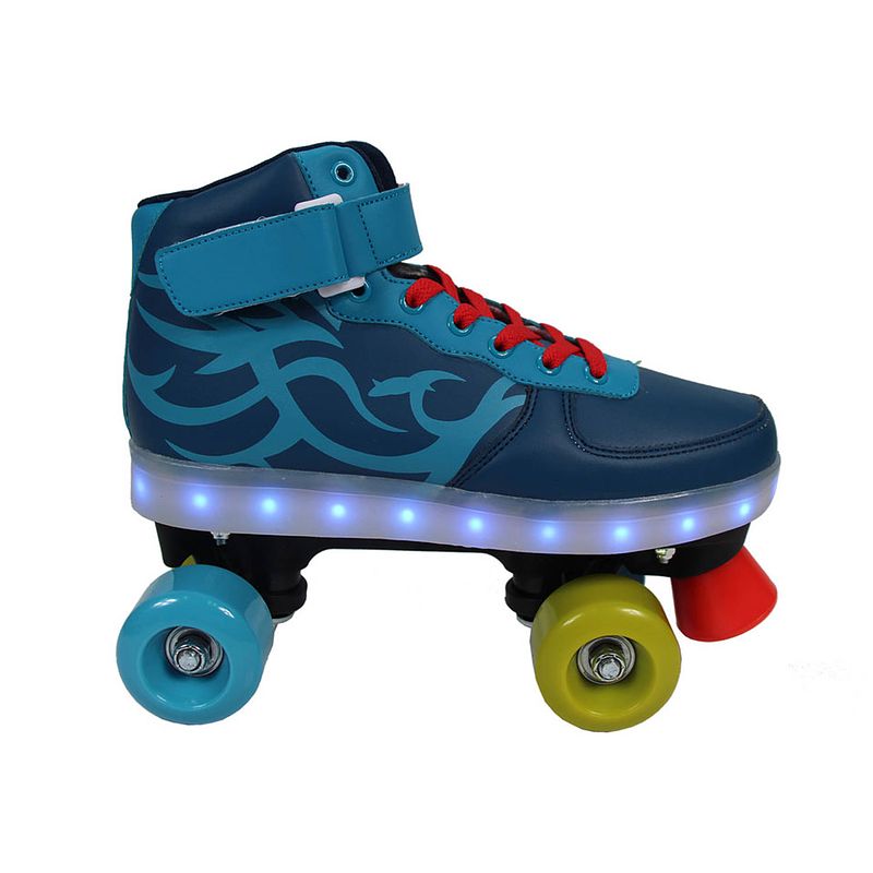 Foto van Rolschaatsen met led-licht - maat 30/31 - blauw