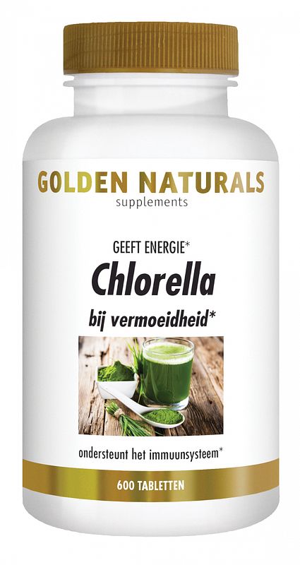 Foto van Golden naturals chlorella tabletten