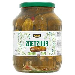 Foto van Jumbo gurken topf zoetzuur 850g