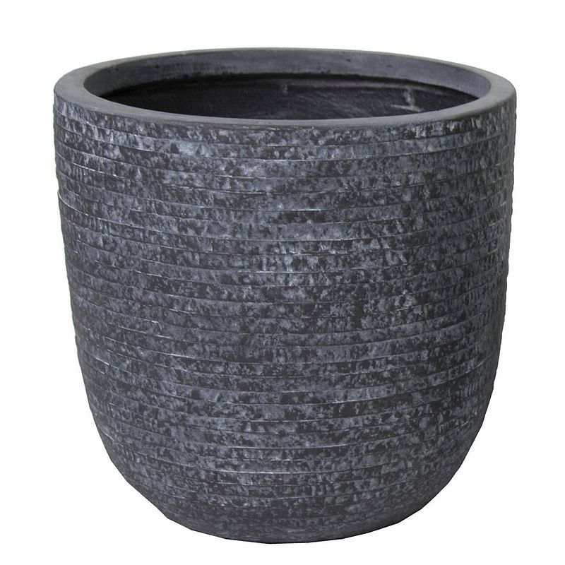 Foto van Utah egg pot graphite d32h31