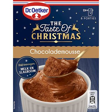 Foto van Dr. oetker chocolademousse mix voor kerst dessert 190g bij jumbo