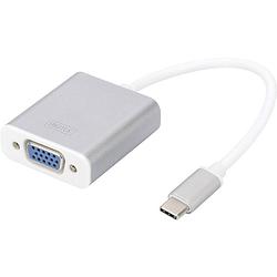 Foto van Digitus da-70837 usb 3.2 gen 1 (usb 3.0) / vga adapter [1x usb 3.2 gen 1 stekker c (usb 3.0) - 1x vga-bus] aluminium-zilver afgeschermd 20.00 cm