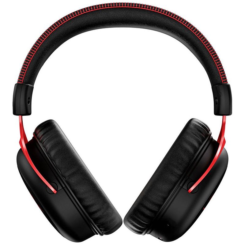 Foto van Hyperx cloud ii wireless over ear headset kabel, radiografisch gamen stereo zwart/rood