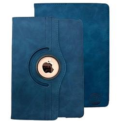 Foto van Hem silky dark blue ipad hoes geschikt voor ipad 10 (2022) - 10.9 inch draaibare autowake cover - met stylus pen