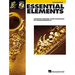 Foto van Hal leonard essential elements altsaxofoon boek met complete methode voor klassikaal en groepsonderwijs