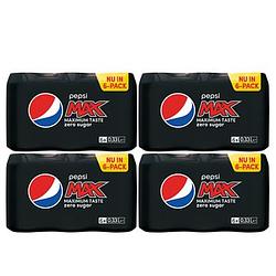 Foto van Pepsi max cola blik 4 x 6 x 330ml bij jumbo
