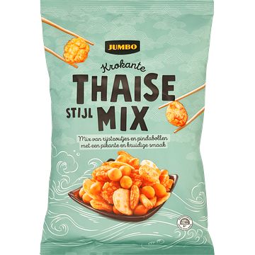 Foto van Jumbo krokante borrelmix thaise mix 225g