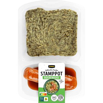 Foto van 2 voor € 6,00 | jumbo stamppot boerenkool 500g aanbieding bij jumbo