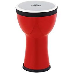 Foto van Nino percussion nino-emdj-fe elements mini djembe 6 inch rood