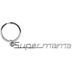 Foto van Paper dreams sleutelhanger super mama 11,5 x 7,5 cm aluminium