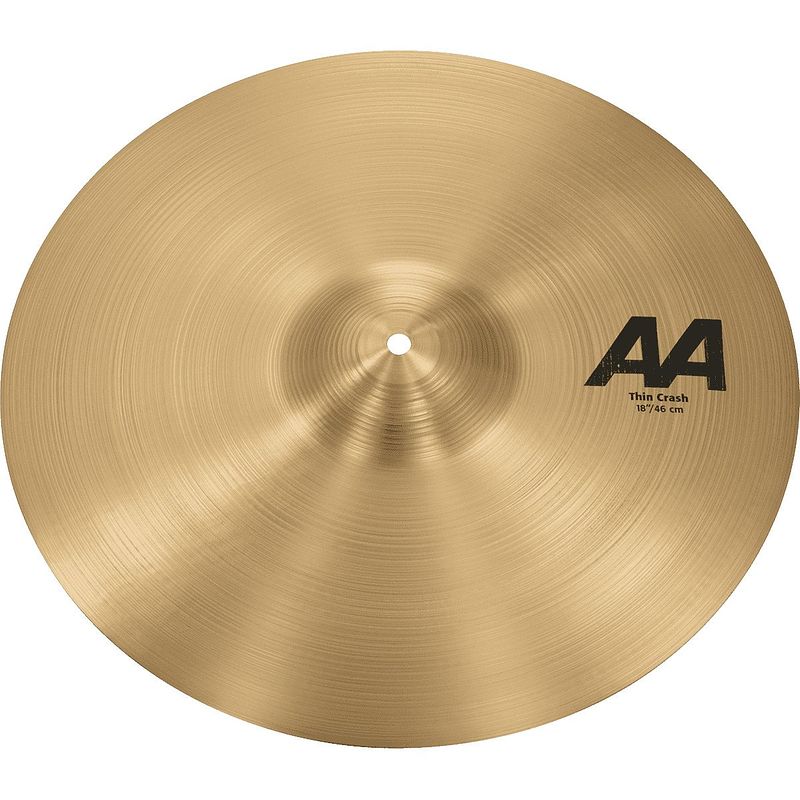 Foto van Sabian aa thin crash 18 inch crash bekken