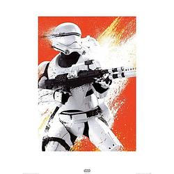 Foto van Pyramid star wars episode vii flametrooper paint kunstdruk 60x80cm