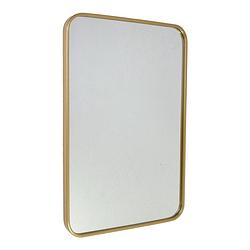 Foto van Fragix boston spiegel rechthoekig - goud - metaal - 75x50