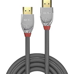 Foto van Lindy hdmi aansluitkabel hdmi-a stekker, hdmi-a stekker 1.00 m grijs 37871 hdmi-kabel