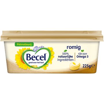 Foto van Becel romig margarine 225g bij jumbo