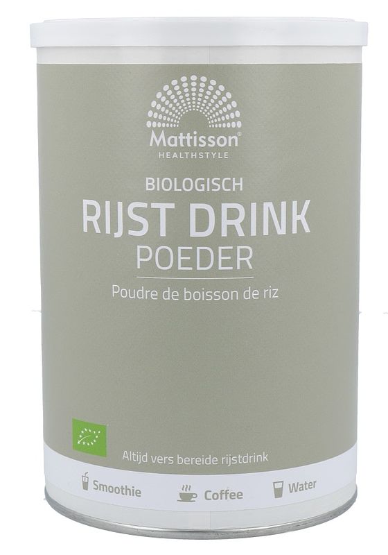 Foto van Mattisson healthstyle biologische rijstdrink poeder