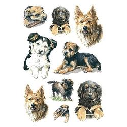 Foto van 27x honden/puppy dieren stickers - stickers