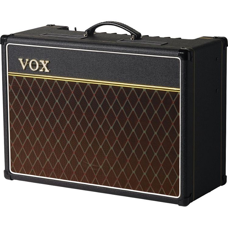 Foto van Vox ac15c1x custom 15w 1x12 inch buizen gitaarversterker combo