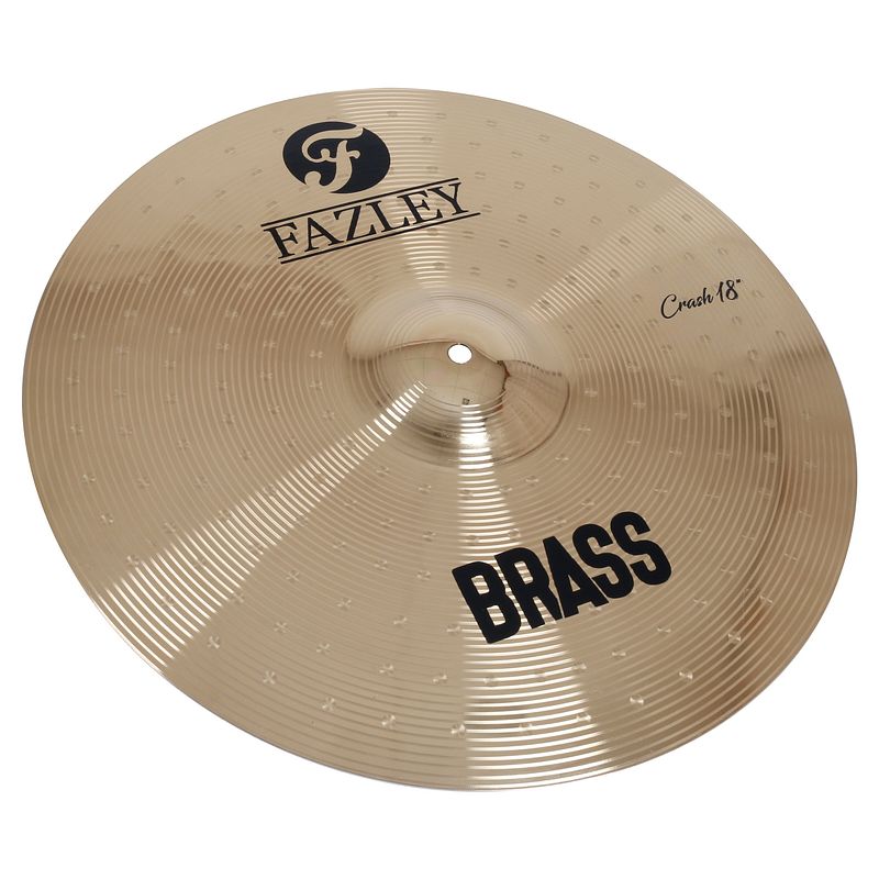 Foto van Fazley cym brass 18c crashbekken 18 inch